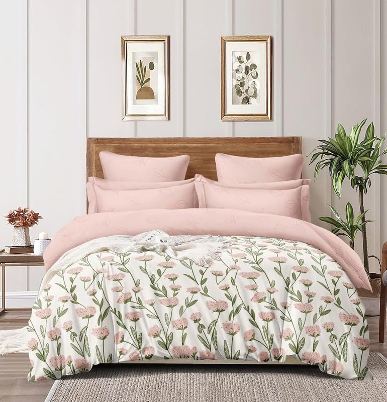 Ultra-Soft Hypoallergenic Microfiber, Fade-Resistant All-Season Comfort (230 × 190 cm, Peach-2)