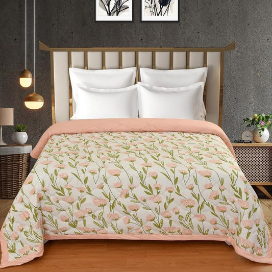 Ultra-Soft Hypoallergenic Microfiber, Fade-Resistant All-Season Comfort (230 × 190 cm, Peach-2)