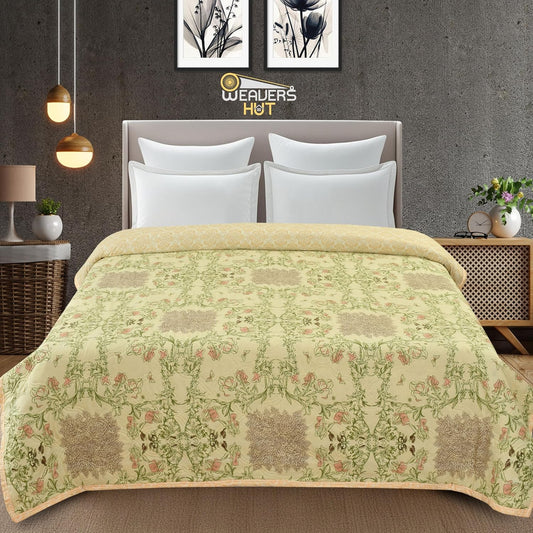 Ultra-Soft Hypoallergenic Microfiber, Fade-Resistant All-Season Comfort (230 × 190 cm, Golden)