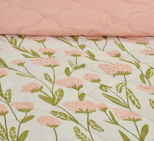 Ultra-Soft Hypoallergenic Microfiber, Fade-Resistant All-Season Comfort (230 × 190 cm, Peach-2)