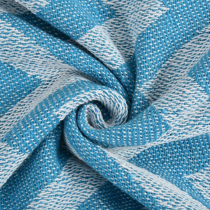 Cotton Chevron Throw Blanket – 130×170 cm | Soft & Lightweight Sofa/Bed Throw
