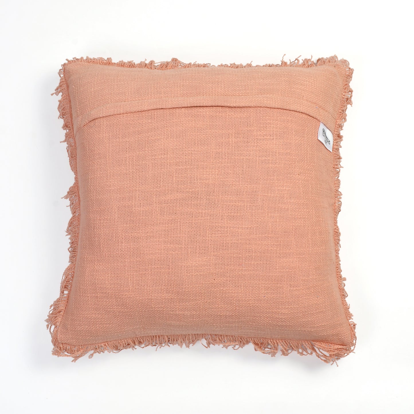 Weavers Hut Tufted LOVE Cushion Cover – 18x18 Inch | Textured Handmade Look | Soft Decorative Throw Pillow Cover
