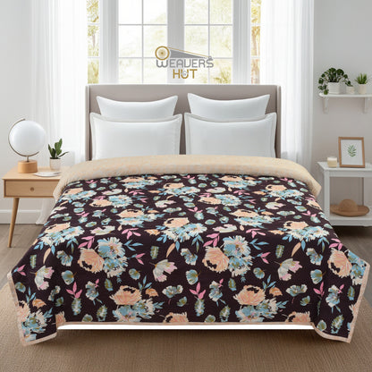 Weavers Hut Premium Cotton Comforter for Double Bed | Reversible | All Season