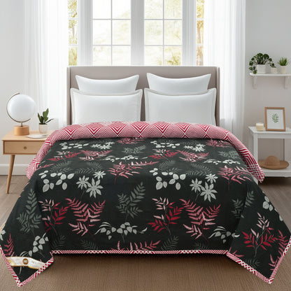 Weavers Hut Premium Cotton Comforter for Double Bed | Reversible | All Season