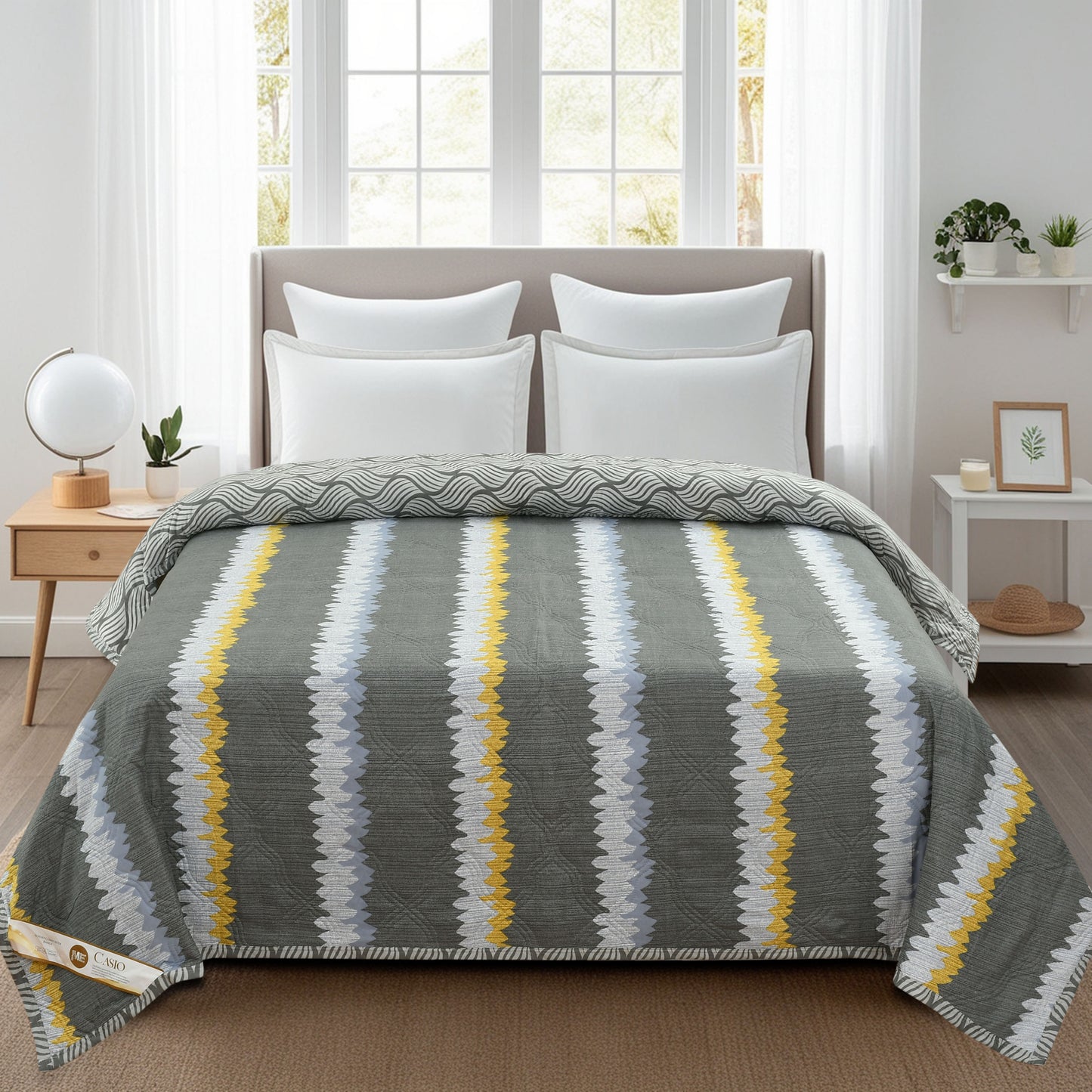 Weavers Hut Premium Cotton Comforter for Double Bed | Reversible | All Season