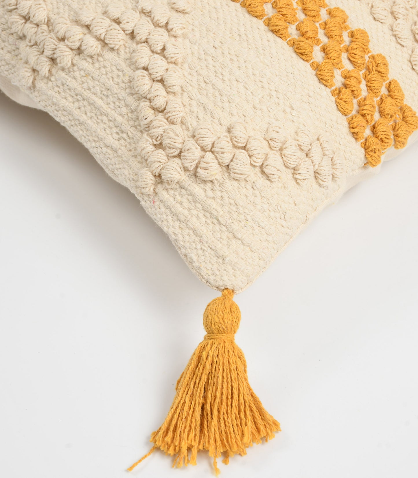 Textured Striped Throw Pillow Case for Sofa, Couch, Bed & Living Room - 16x16 Inch (40x40 cm)