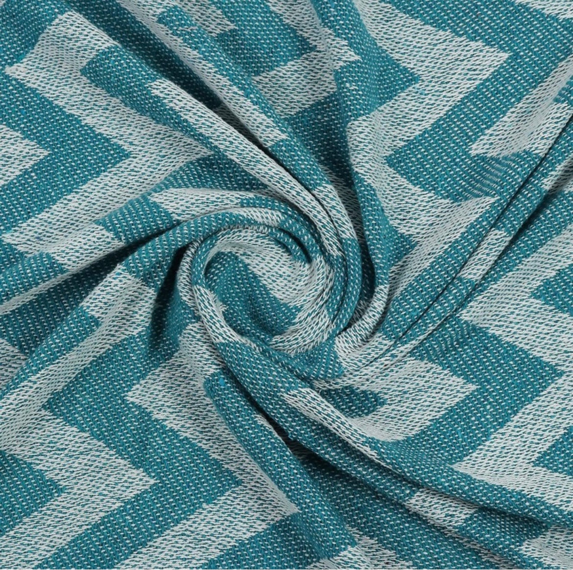 Cotton Chevron Throw Blanket – 130×170 cm | Soft & Lightweight Sofa/Bed Throw